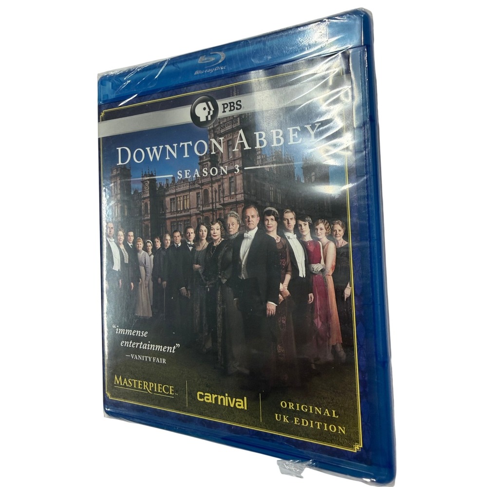Downton Abbey Season 3 Blu-ray Original UK Edition PBS Masterpiece New Sealed